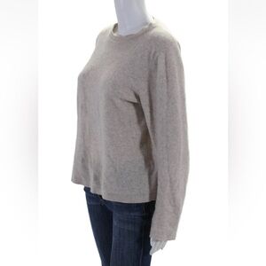 VINCE Women’s Cashmere Pullover Sweater. Taupe/ Oatmeal. Size M